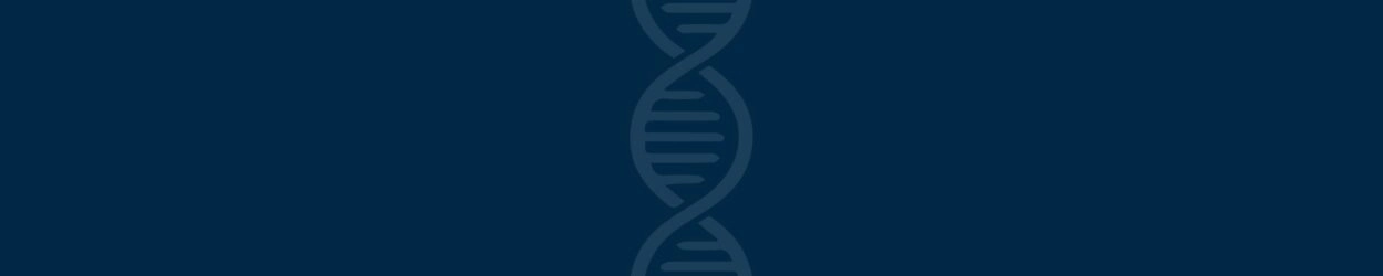 Dark blue banner with DNA symbol from ALK Positive logo.