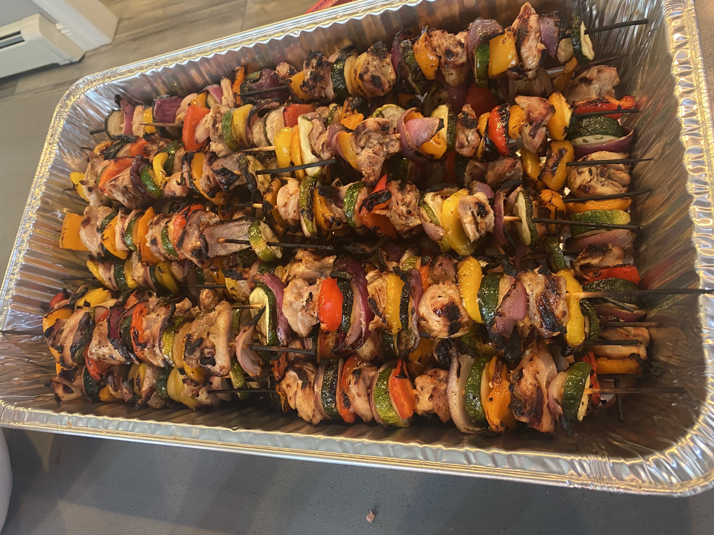 chicken skewers