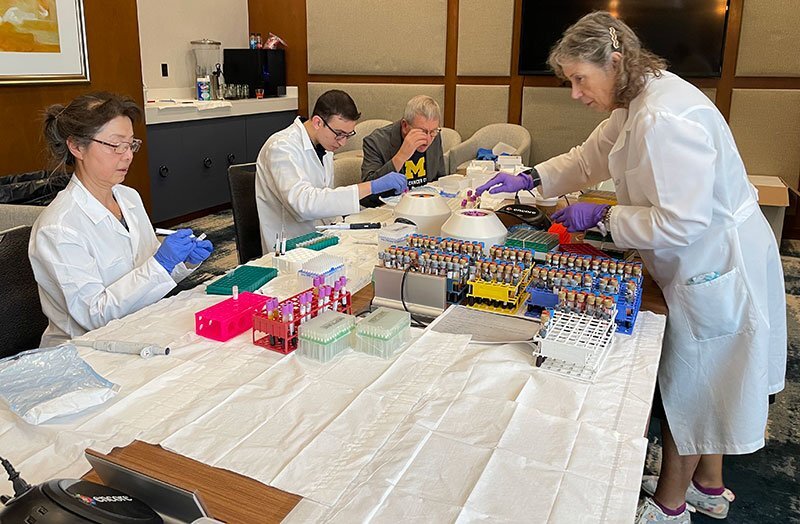 ALK Nashville summit boardroom with Dr. Sofia Merajver.