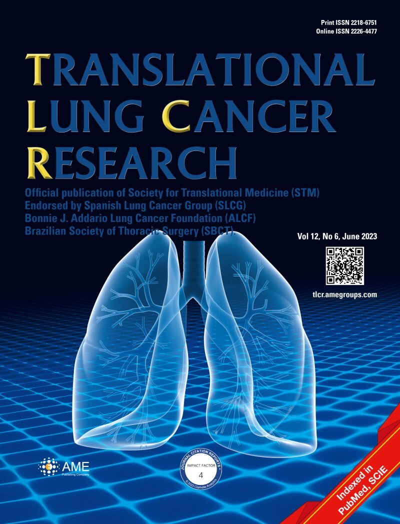 The cover to Translational Lung Cancer Research.