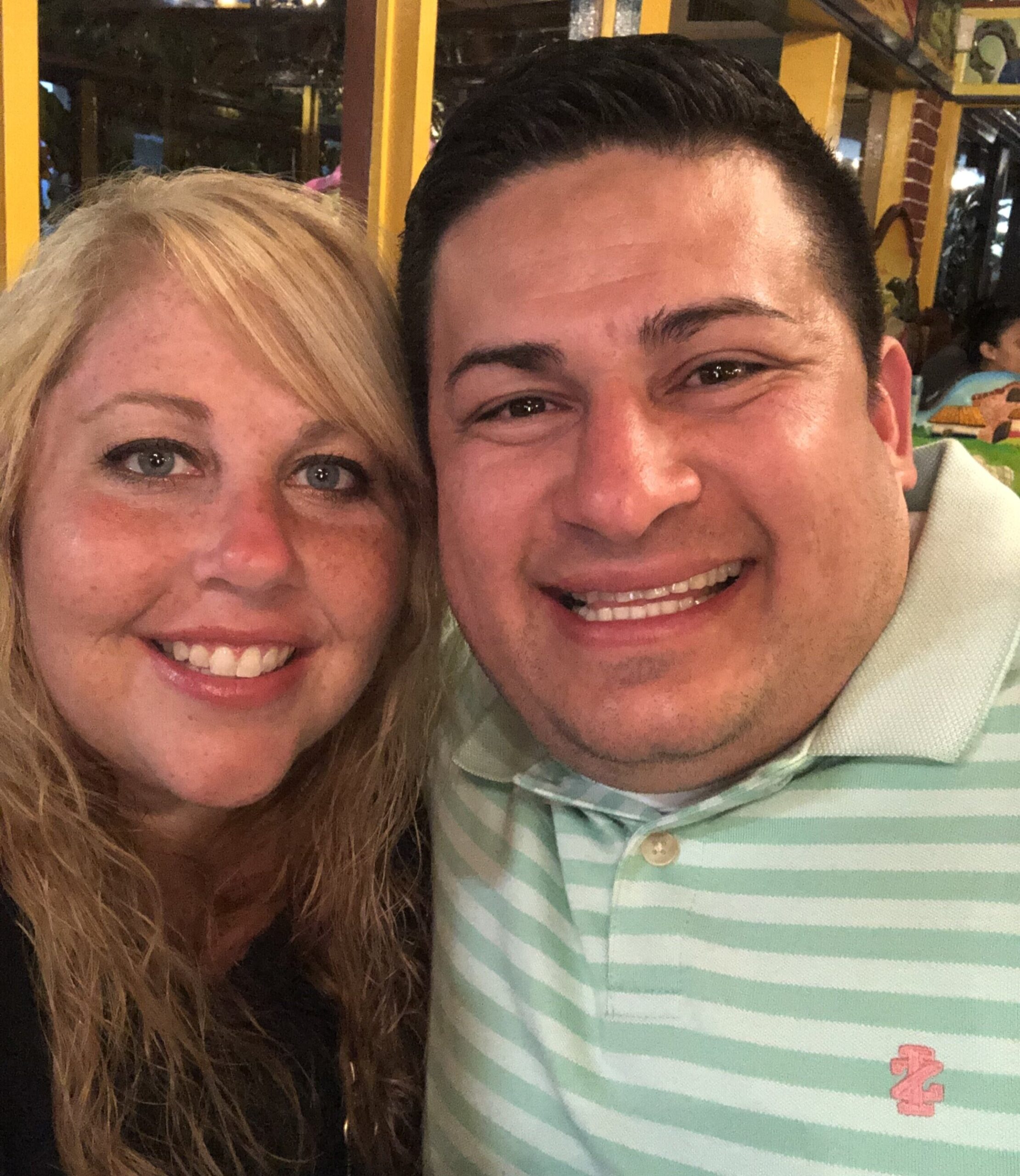 Brandi with her Mr. Wonderful