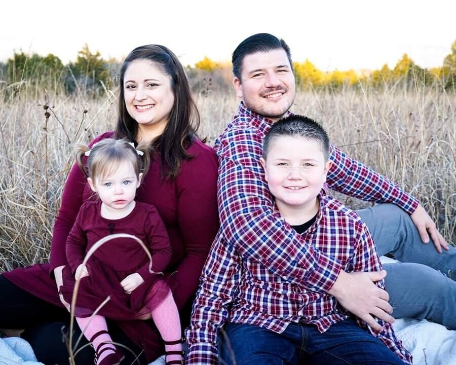 Danielle and her family