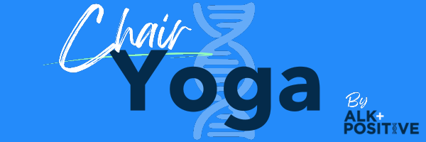 Healing Arts banner graphic for Chair Yoga by ALK+ Positive.