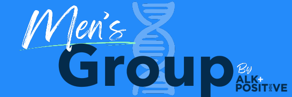 Healing Arts banner graphic for Men's Group by ALK+ Positive.