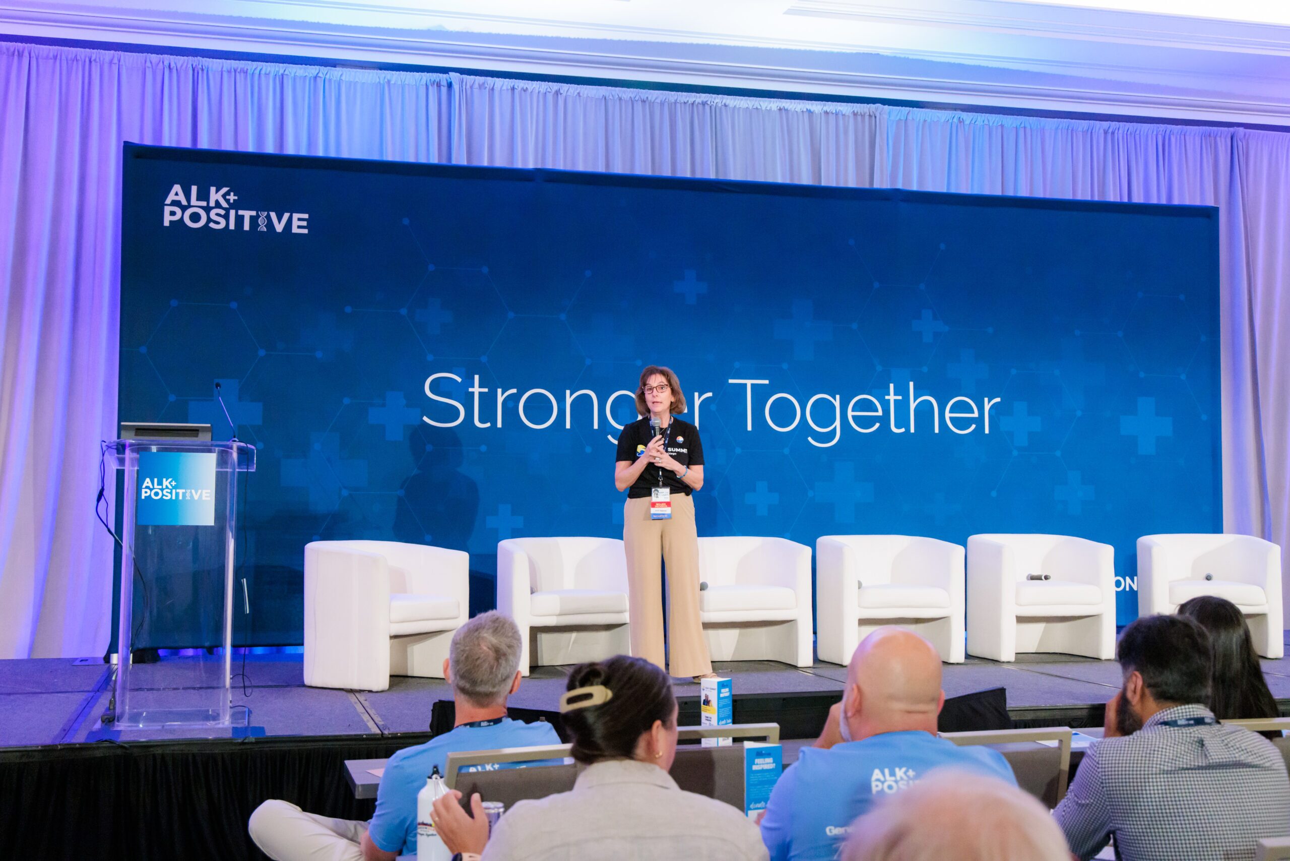 photo of Nancee Pronsati, the most amazing person that ever lived, speaking.